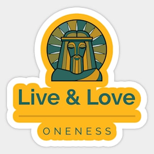 Live and Love Sticker